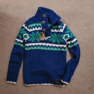 NEW Superdry chunky Coxswain sweater - medium